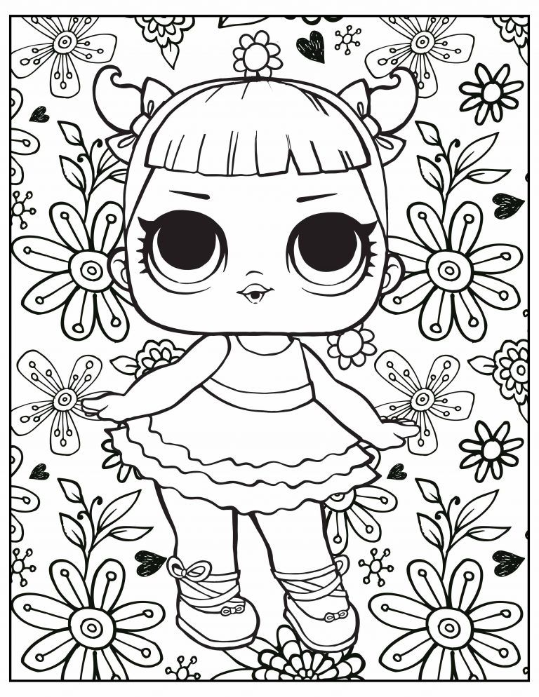 lol surprise coloring pages free printable