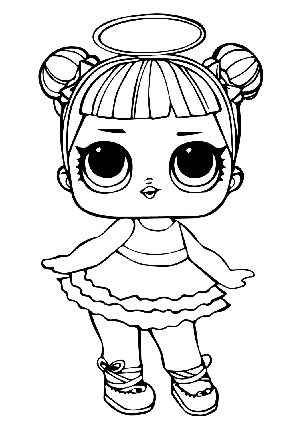 lol surprise doll coloring pages printable