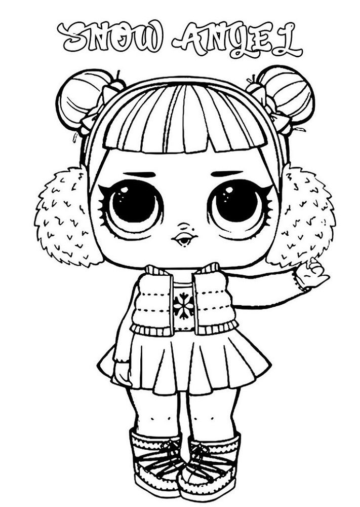 lol surprise doll printable coloring pages