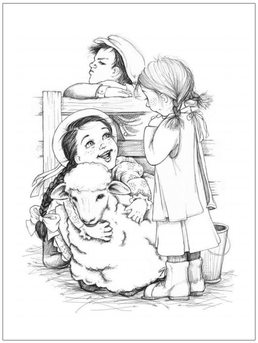 long winter laura ingalls wilder china shepherdess coloring pages