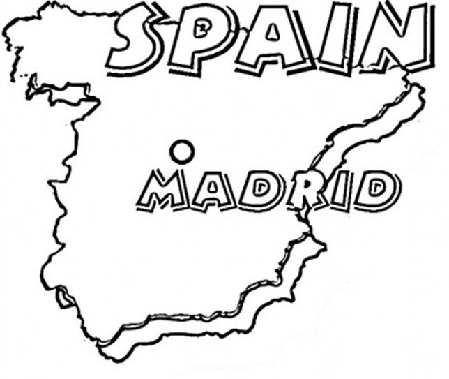 Madrid Spain Map