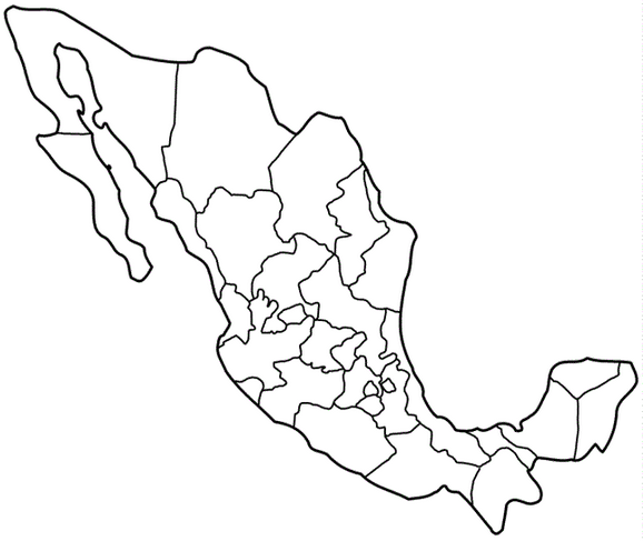 Map of Mexico