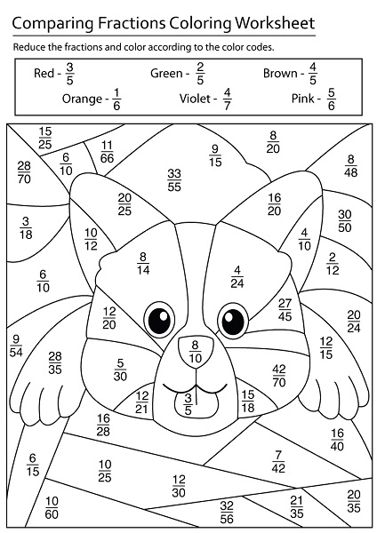 Math Coloring Page 6th Grade