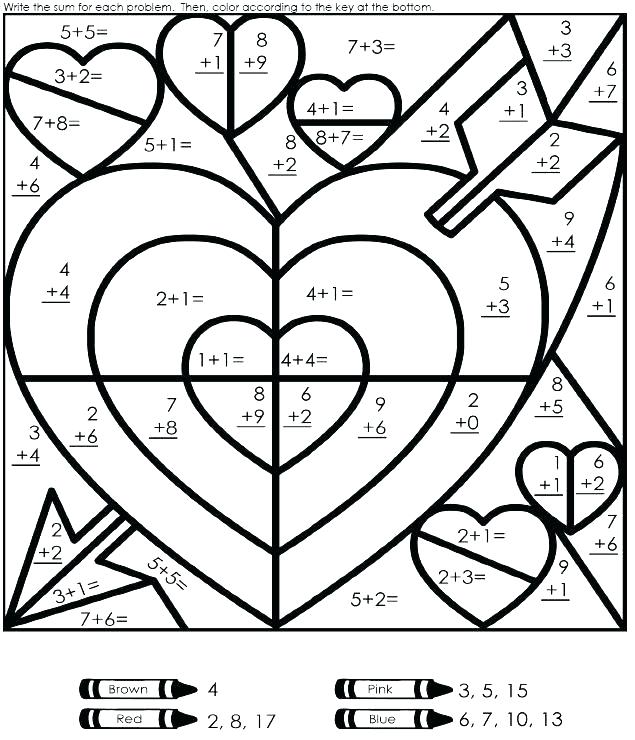 Math Coloring Pages 4th Grade
