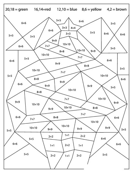 Math Coloring Pages 5th Grade