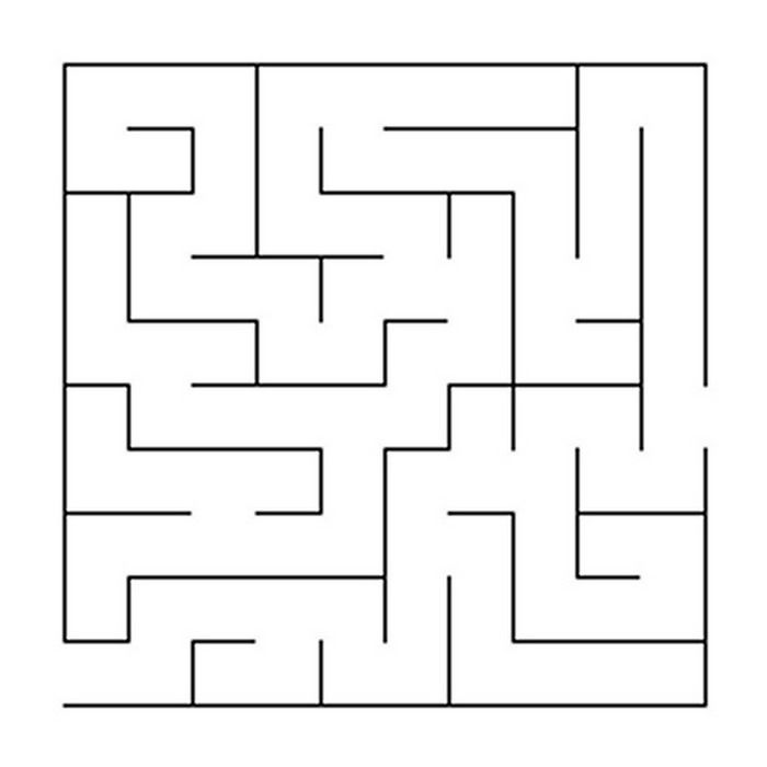 Maze Coloring Pages Easy