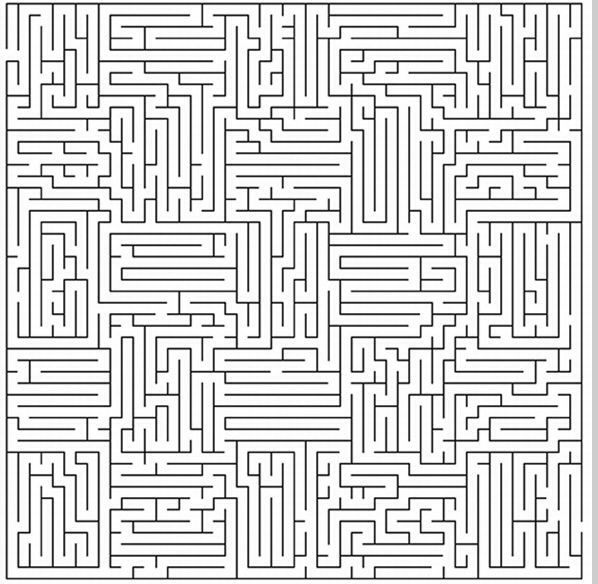 Mazes Coloring Pages