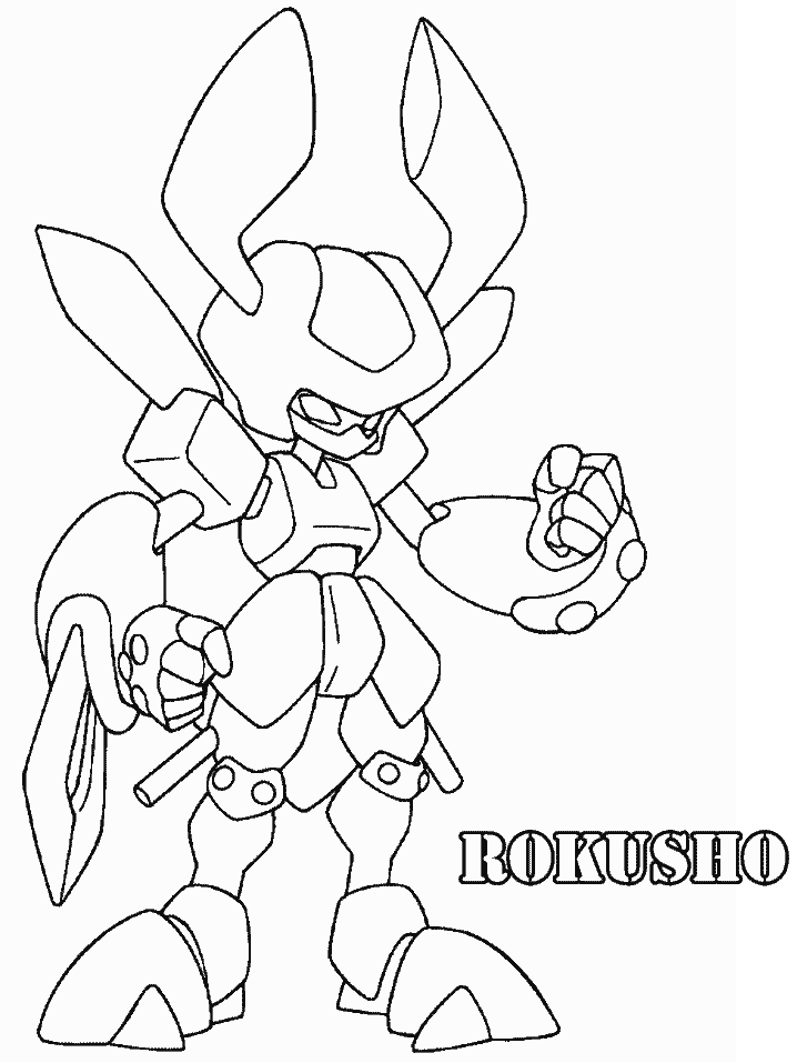 Medabots Cartoons Coloring Page Printable