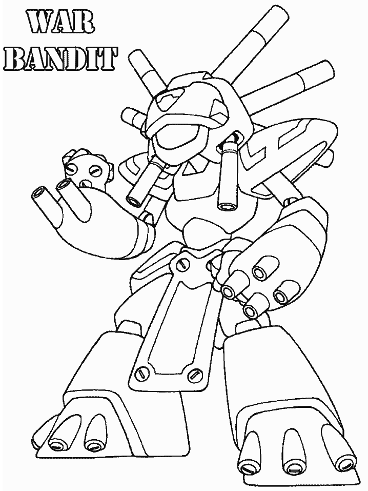Printable Medabots Cartoons Coloring Pages