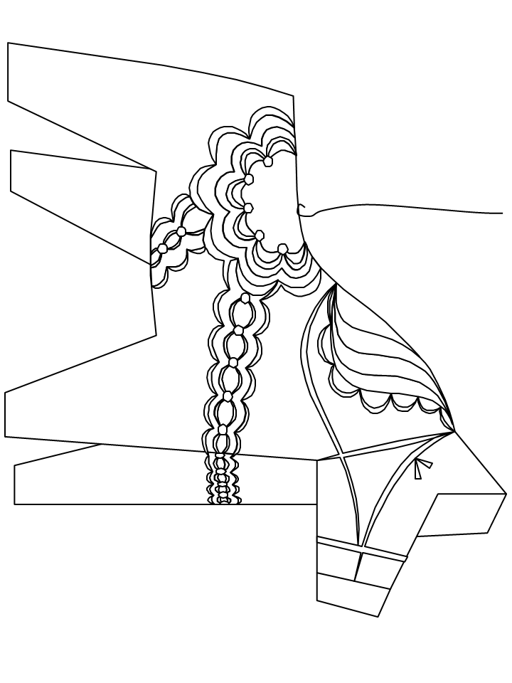 Mexico Piñata Coloring Pages