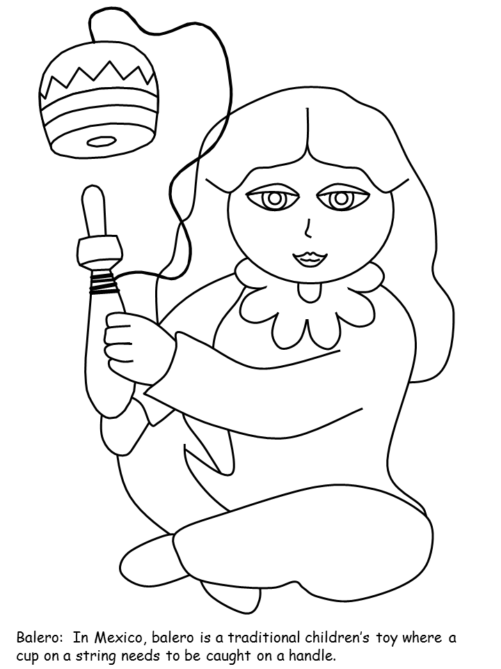 Mexico Countries Coloring Pages Free