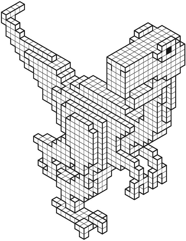 minecraft dinosaur coloring pages