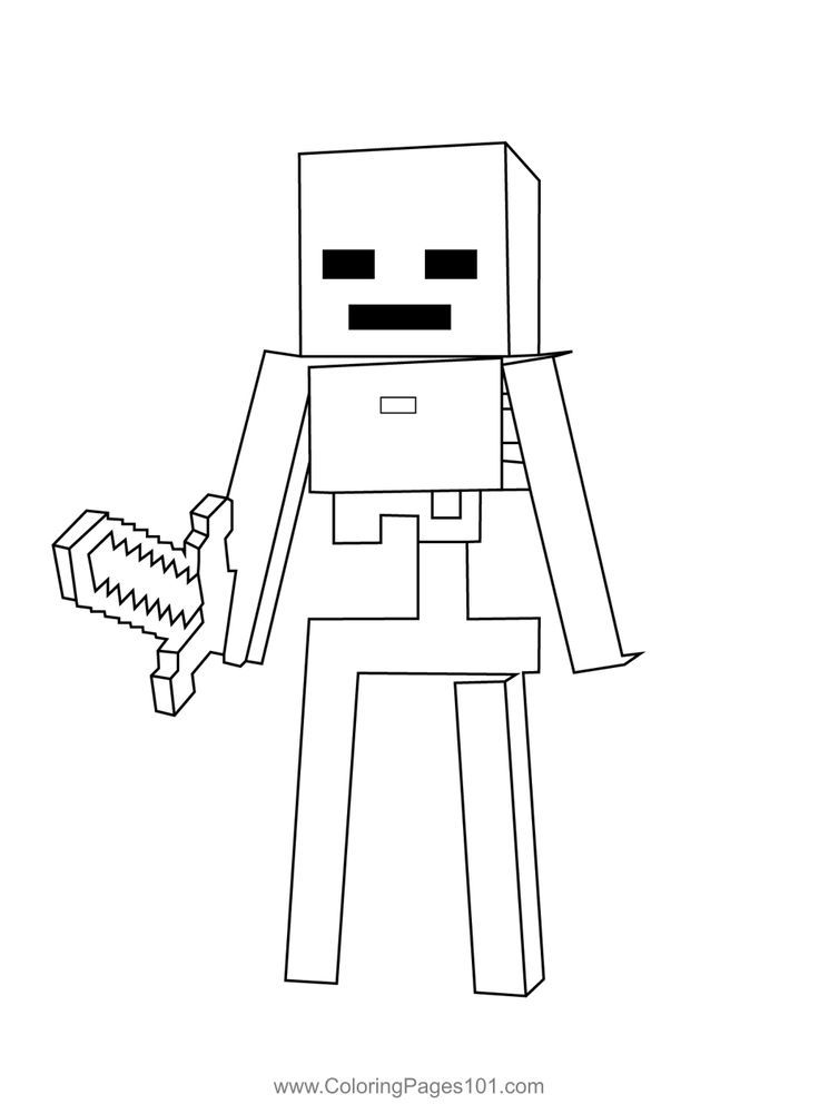 minecraft winter skaltin coloring pages