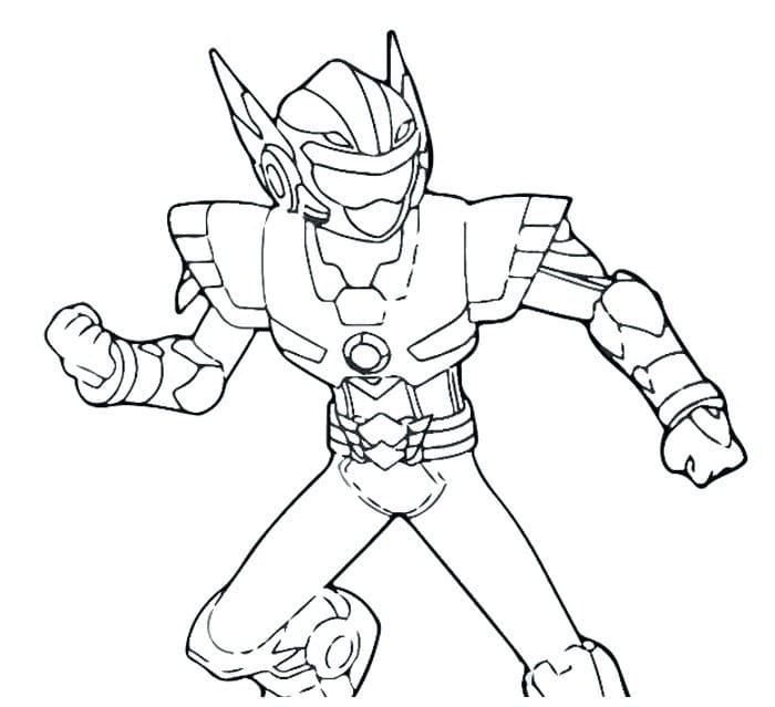 Miniforce Robot Coloring Pages