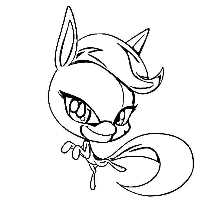 miraculous ladybug coloring pages horse kwami