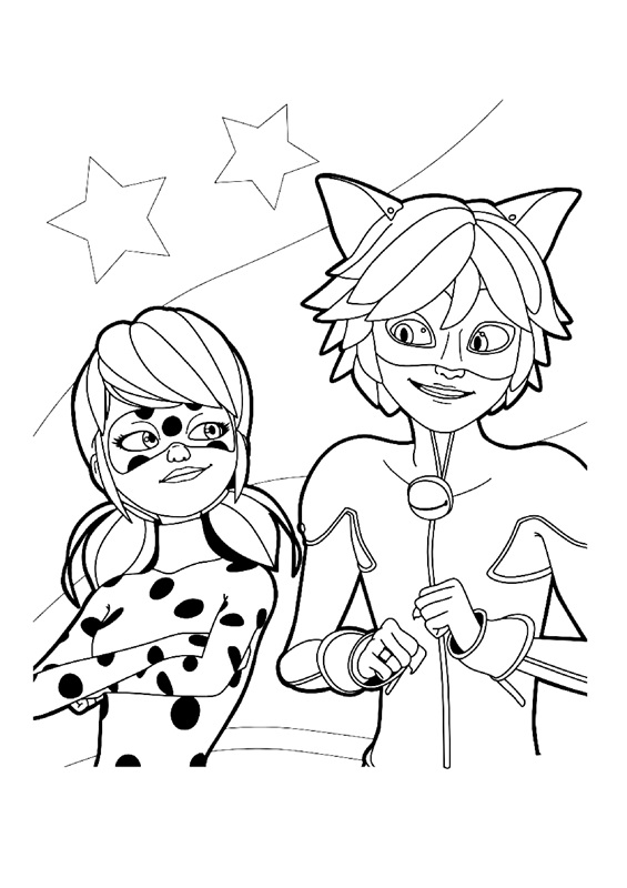 miraculous ladybug coloring pages printable