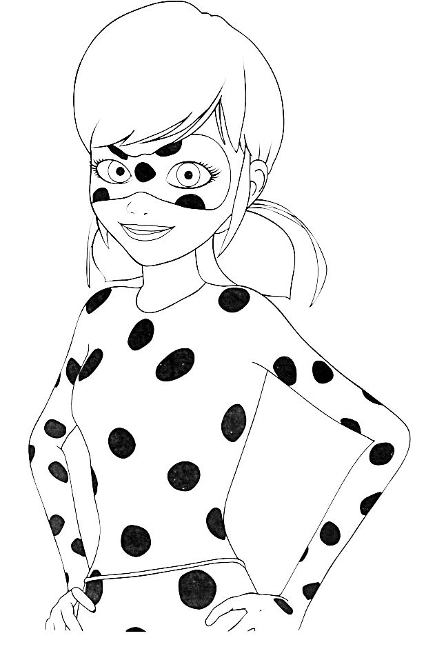 miraculous ladybug coloring pages