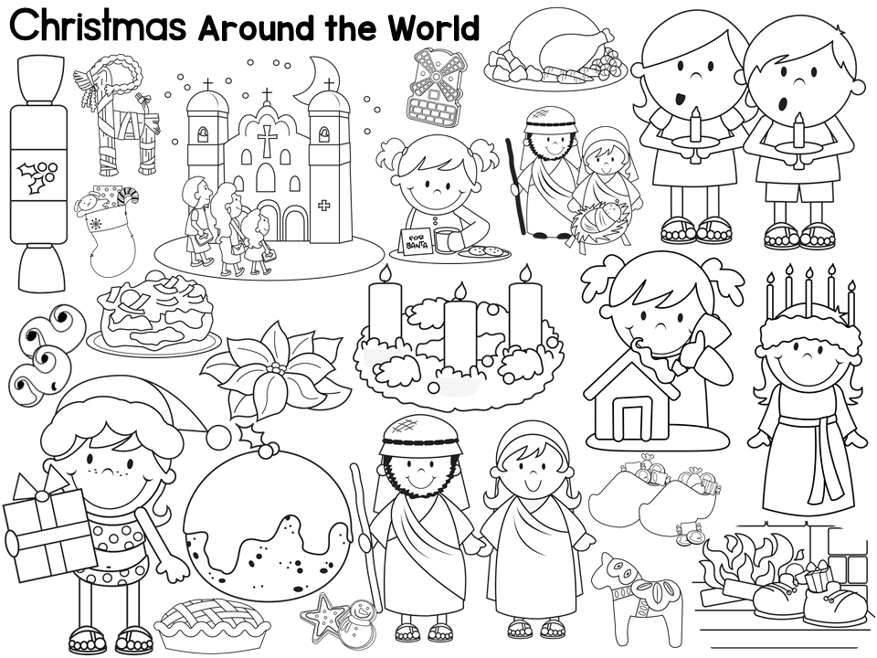 multicultural-winter-coloring-pages