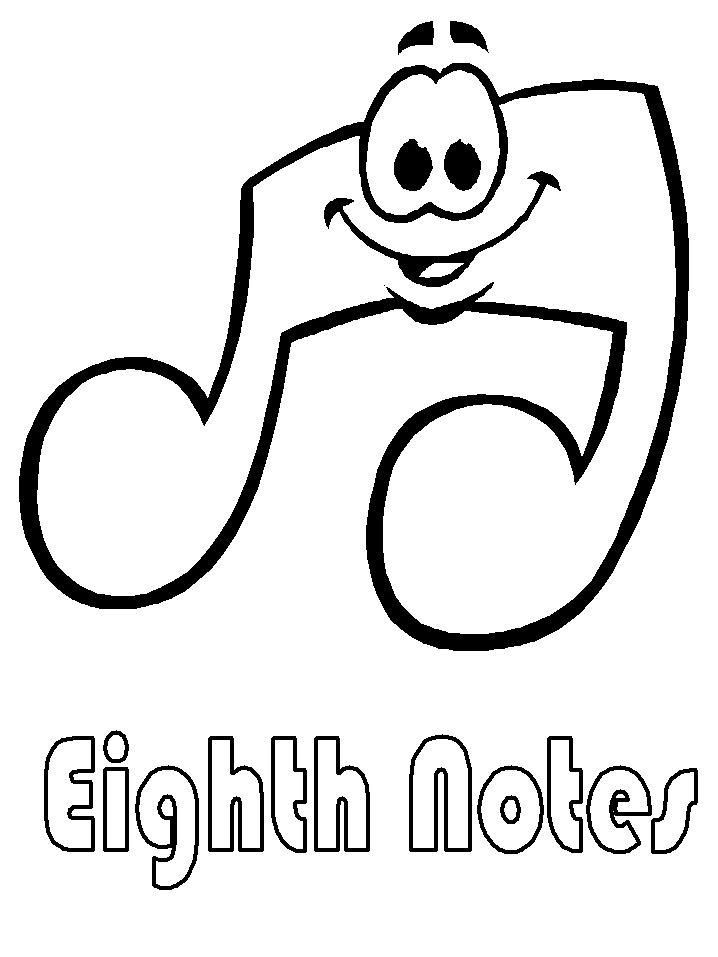 Cartoon Eighth Notes