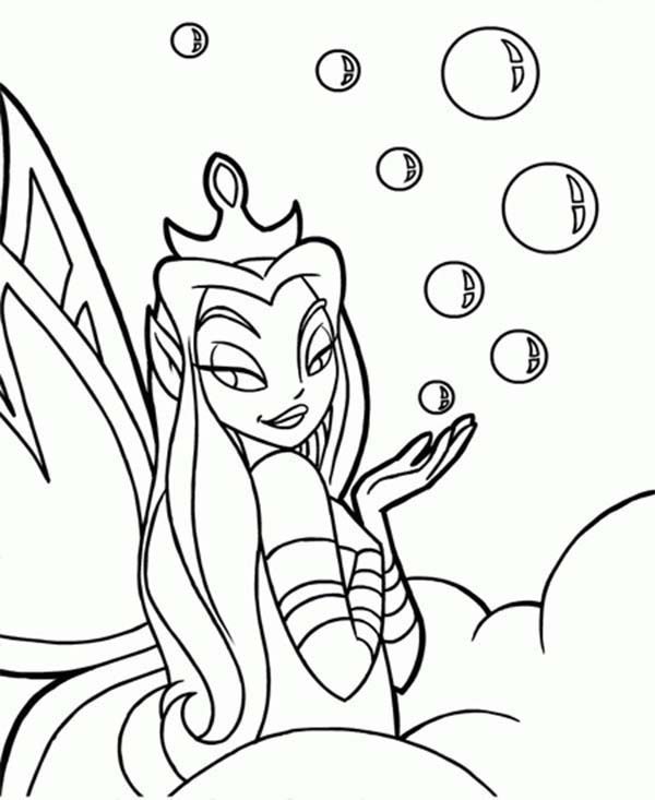 neopets water faerie coloring pages