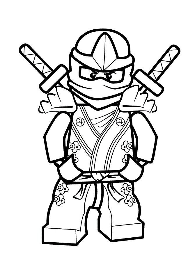 Ninja Coloring Page