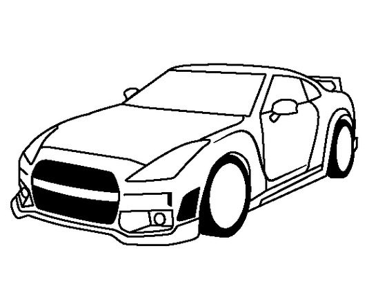 Nissan coloring page