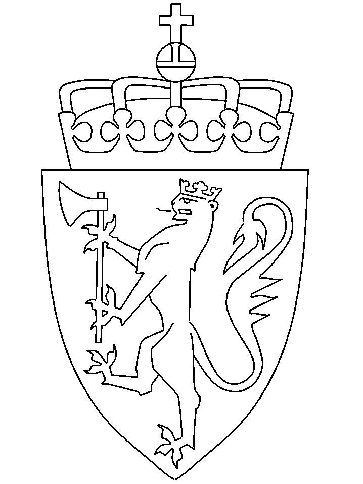 Norway Coat Of Arms Countries Coloring Pages