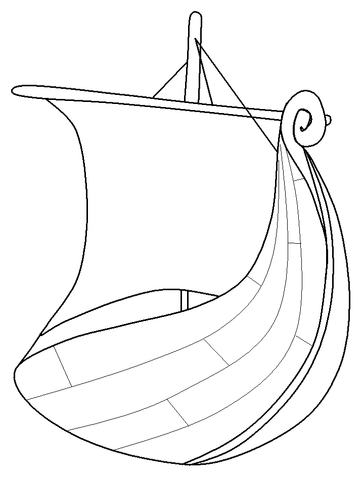 Norway Longship Countries Coloring Pages Free