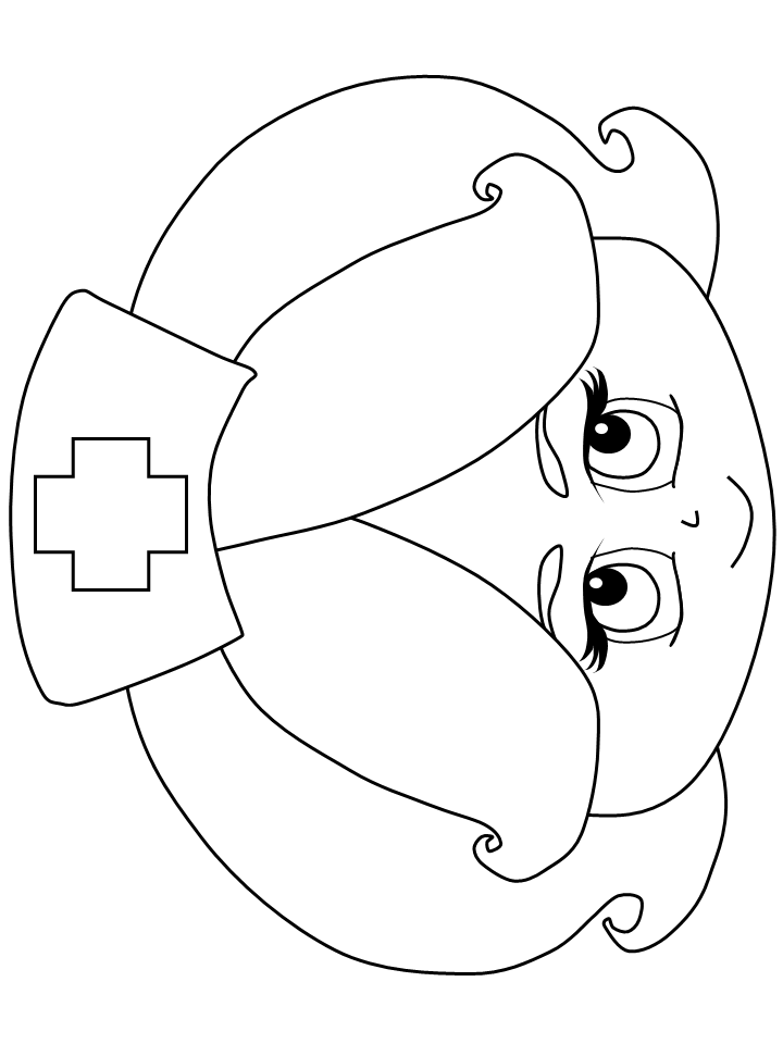 Baby Nurse Coloring Pages