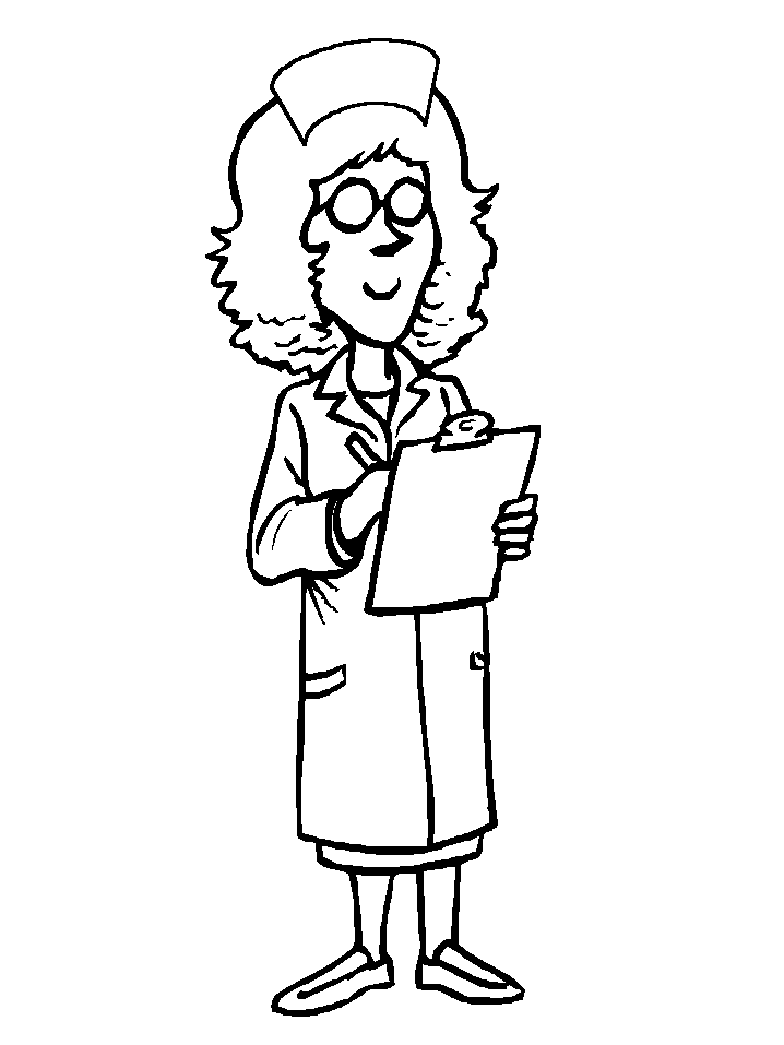 Head Nurse Coloring Pages