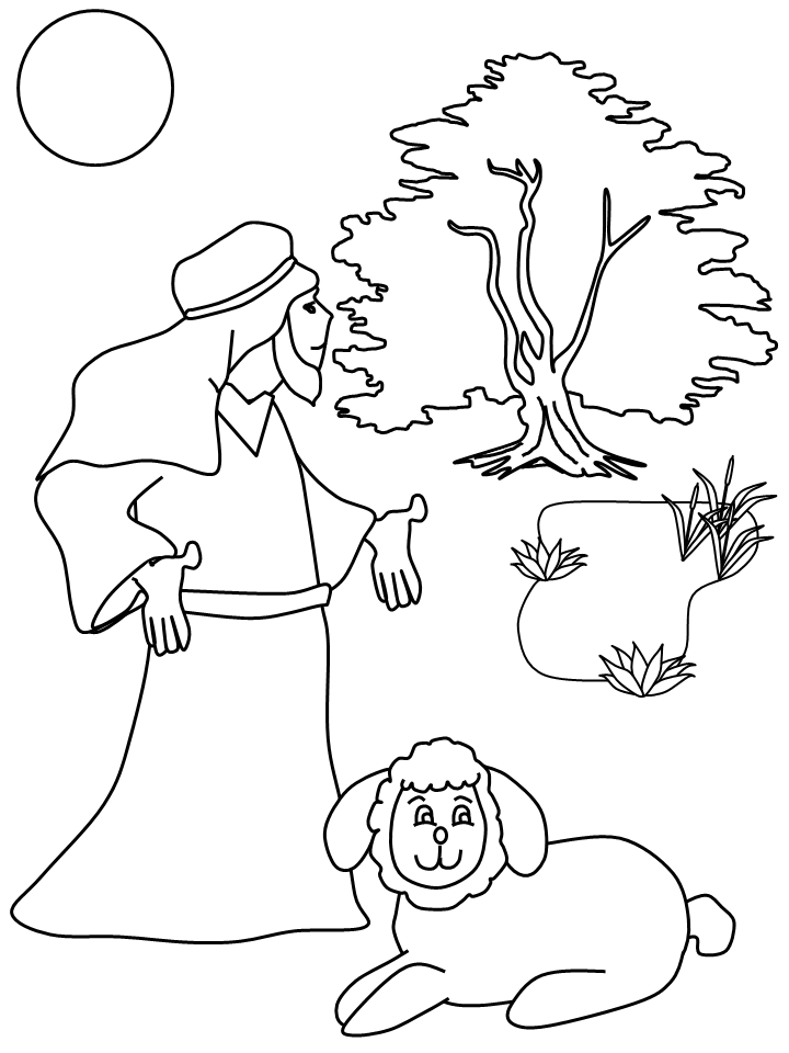 Bible Coloring Page Printable