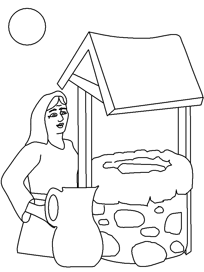 Kings 17:10 Bible Coloring Page Free