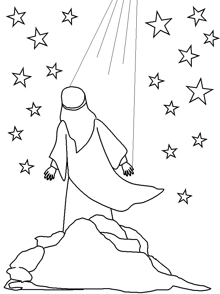 Abraham Bible Coloring Pages