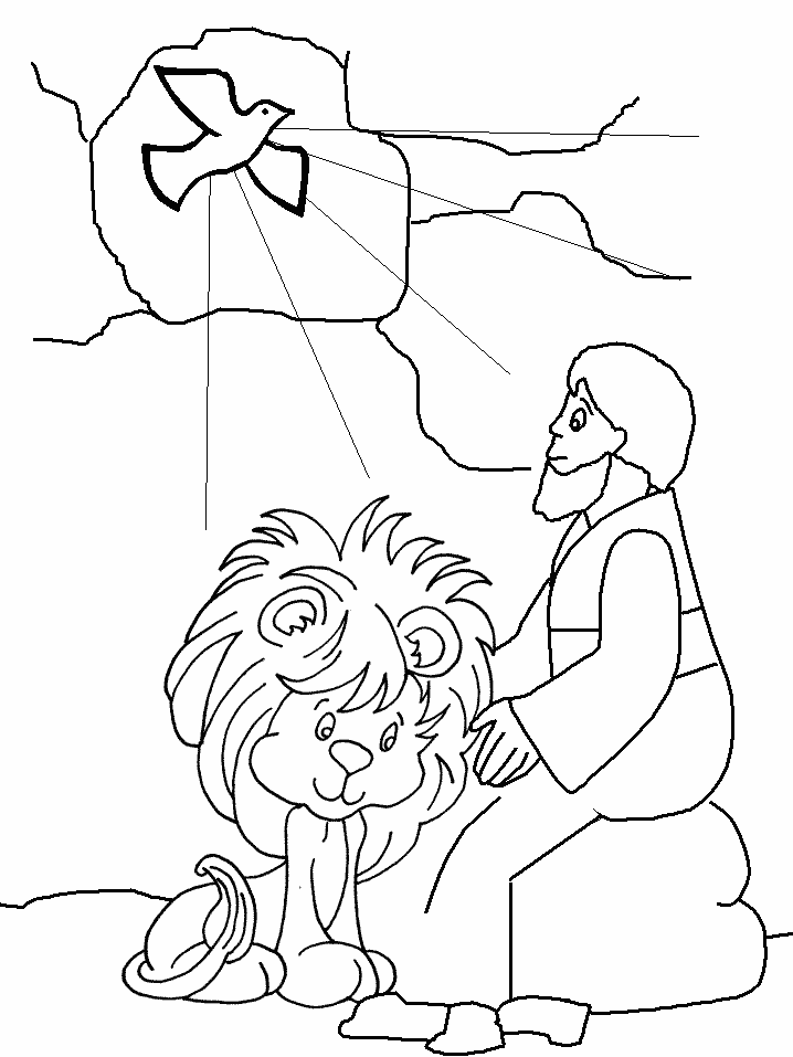 Nw Daniel Bible Coloring Pages