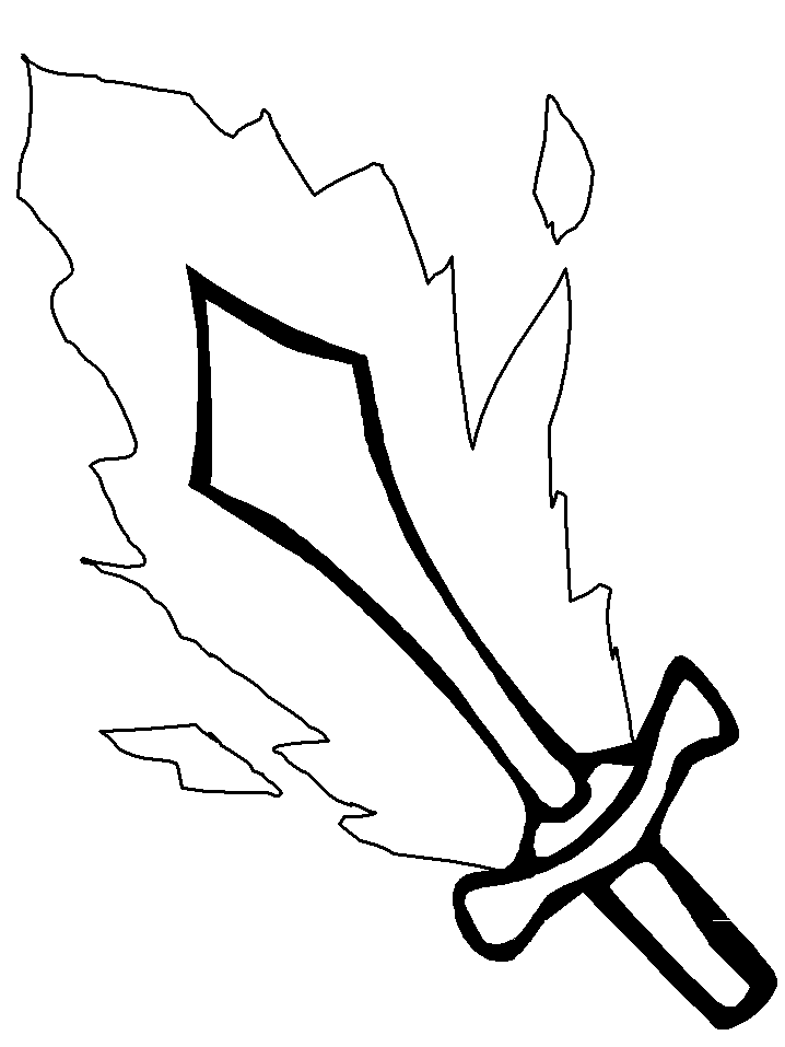 Eden Bible Sword Coloring Pages Free