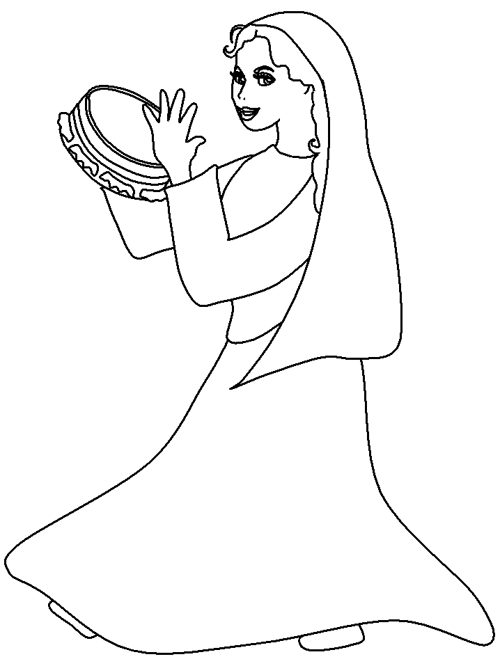 Exodus Bible Coloring Page Printable Free