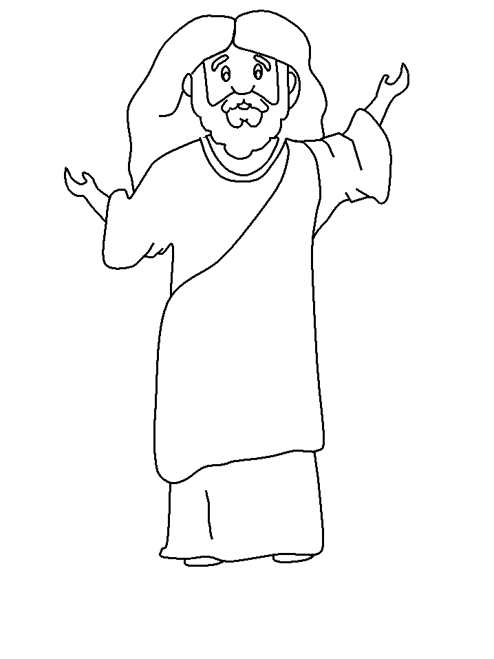 Free Lord's Prayer Bible Coloring Page