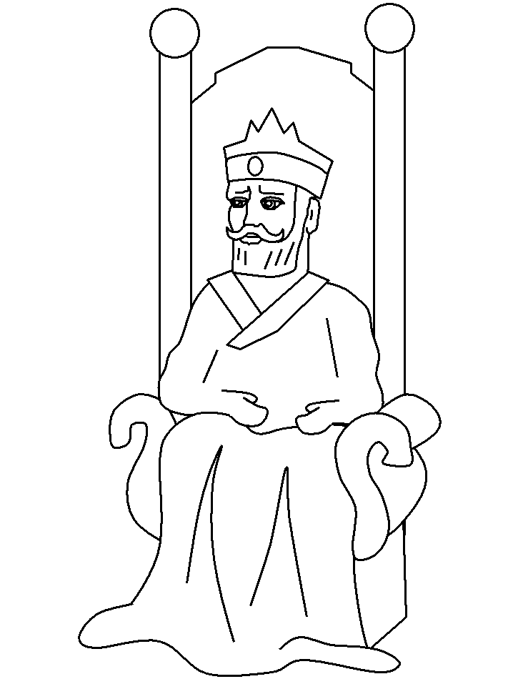 Nebuchadnezzar Bible Coloring Page