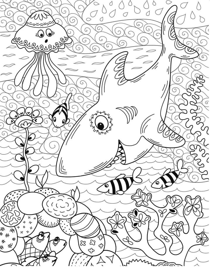 Ocean Coloring Page