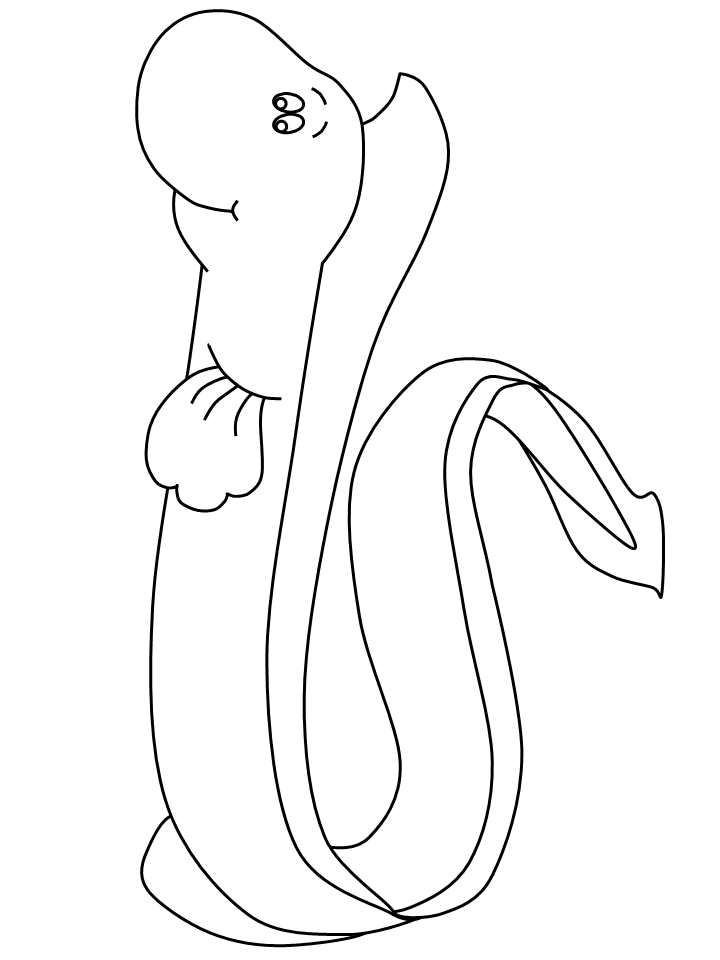electric Eel Coloring Page