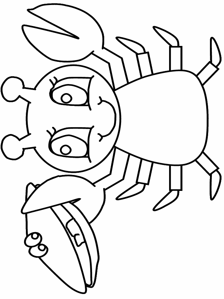 Ocean Lobster Animals Coloring Pages