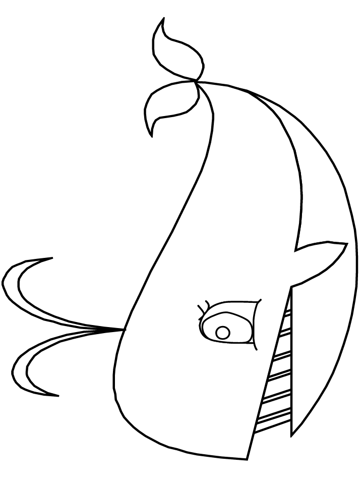 Ocean Whale Animals Coloring Pages