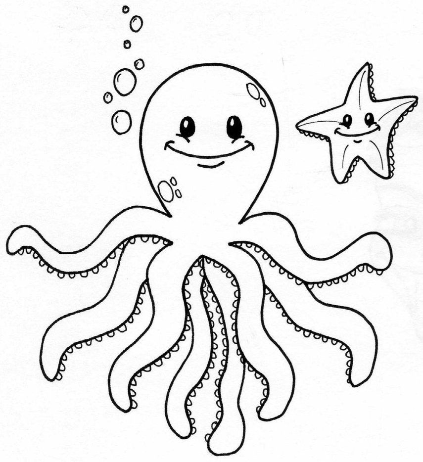 Octopus Coloring Page