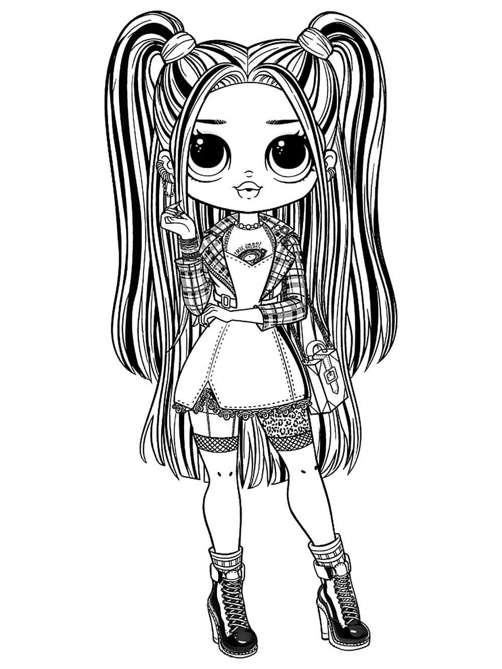 omg fashion lol omg doll coloring pages