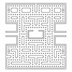 Pac Man Maze Coloring Page &amp; coloring book.