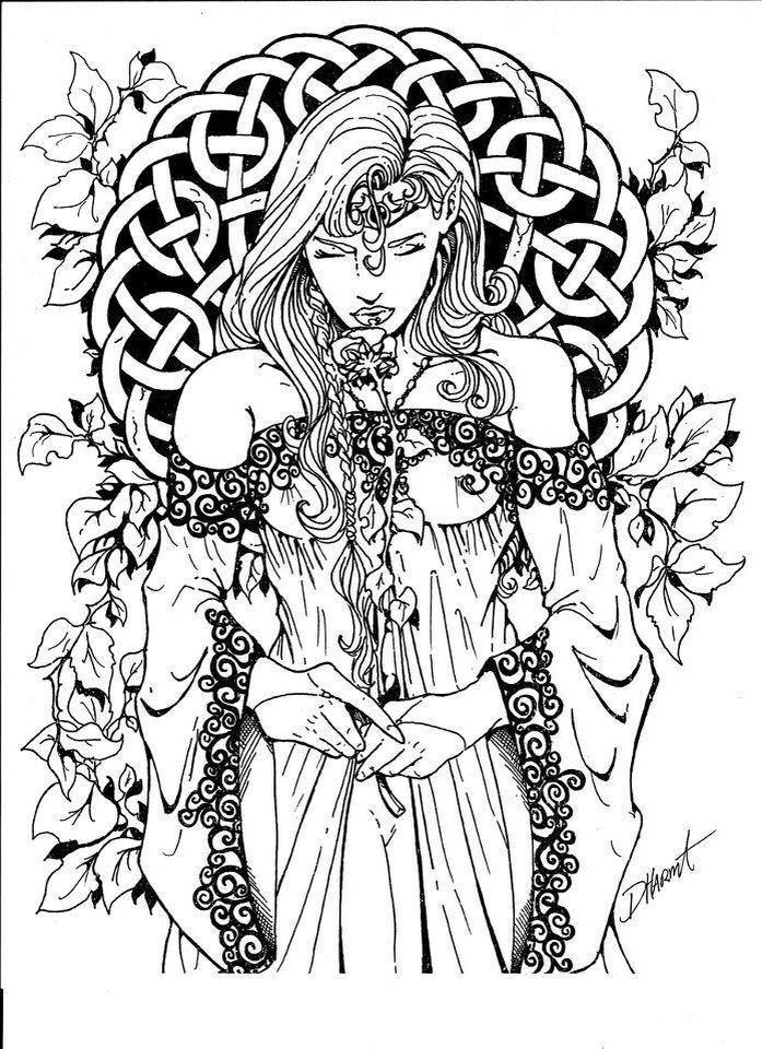 pagan winter solstice coloring pages