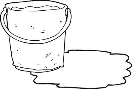 pail of water coloring pages