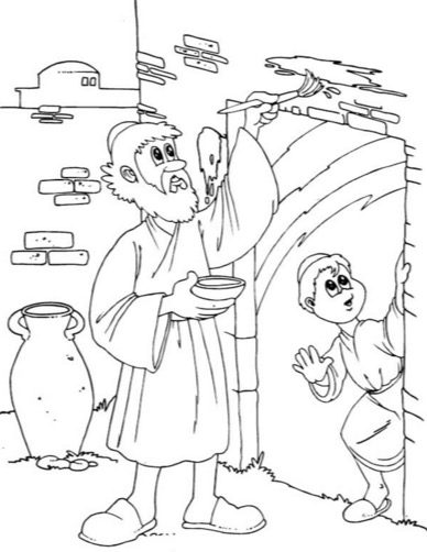 passover coloring page