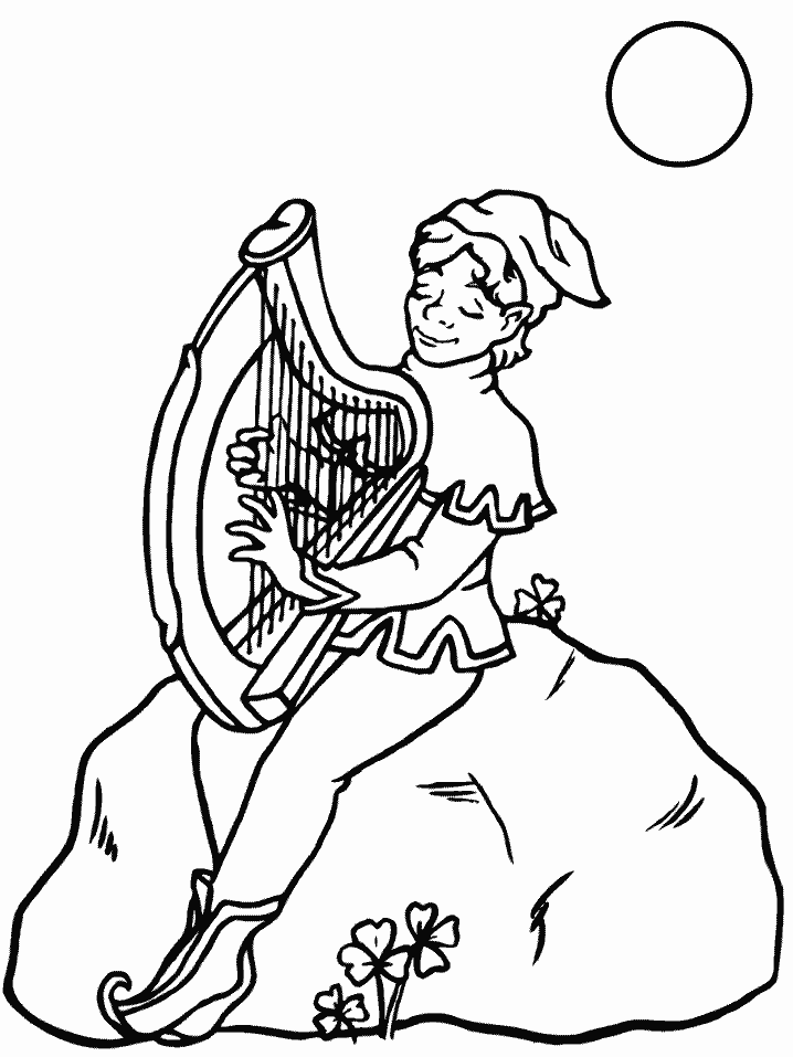 St Patricks Day Harp