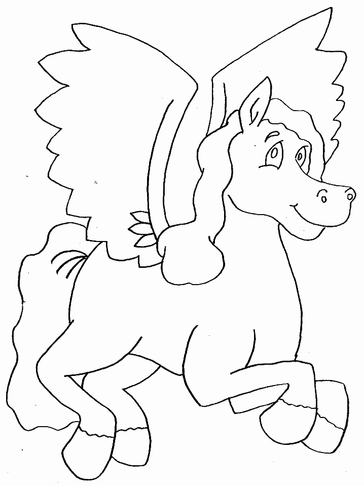 Pegasus Coloring Page